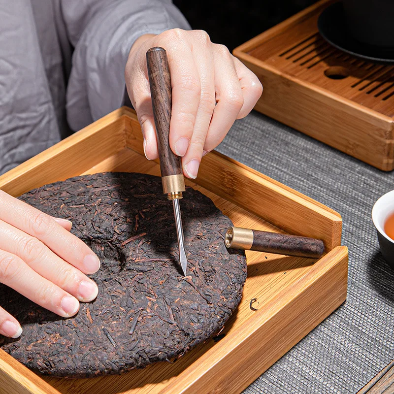 Tea Ceremony Six Gentlemen Set Kung Fu Tea Set Accessories Ebony Encyclopedia Tea Making Tools Tea Clip Spoon Tea Art Accessorie