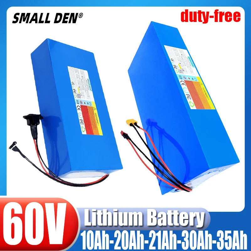 

New 60v 10ah 20ah 21ah 30ah 35ah 1500W-300W lithium battery, suitable for balancing bicycles, bicycles, scooters, and tricycles