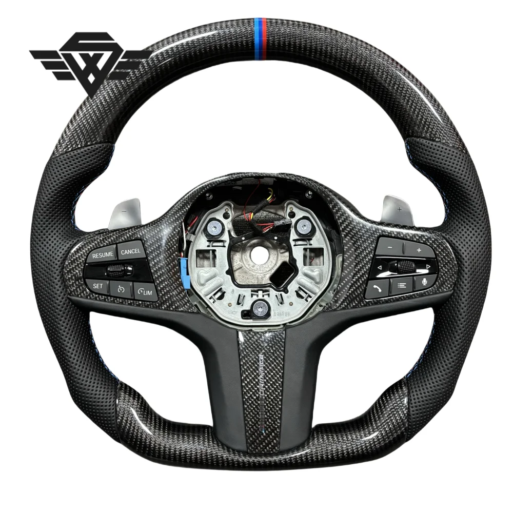 

Customized Carbon Fiber Car Steering Wheel Suitable for BMW G Series G20 G28 G29 G30 G32 G15 G01 G02 G05 G06 G07 G38 G11 G12