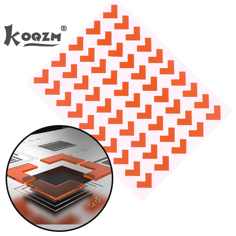 

50 шт., 3D держатель для чипов из оловянной сетки, высокая термостойкость, многоцелевой чип, быстрое крепление, силиконовая паста, быстрое обслуживание