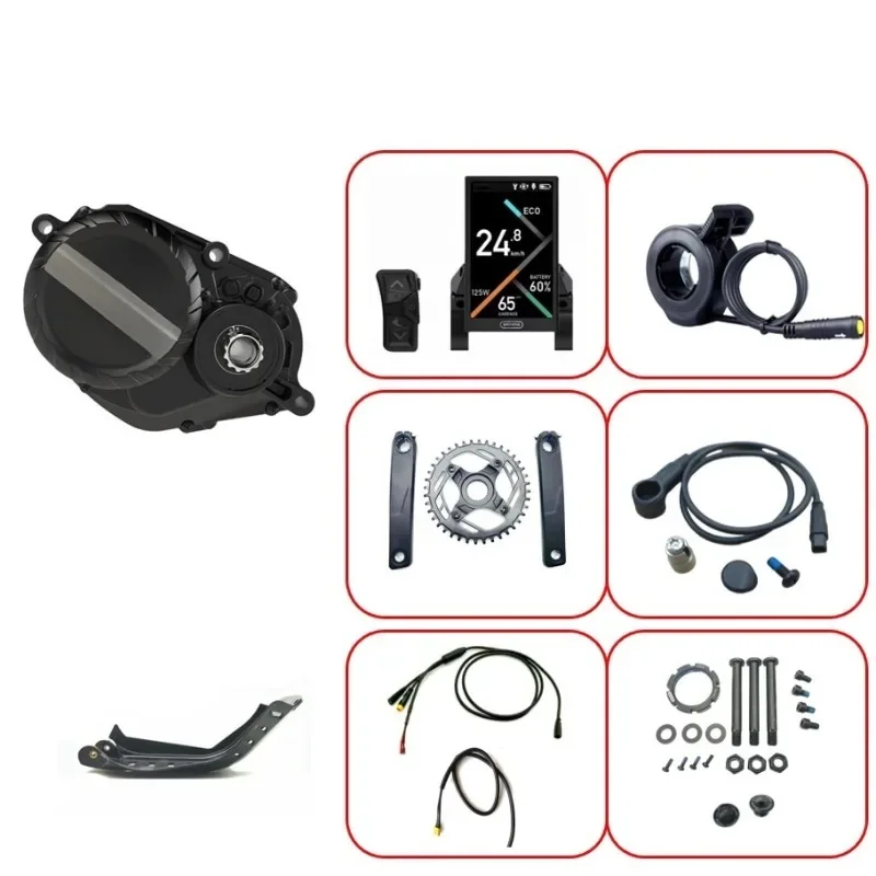E-Bike Motor Mid Drive Motor Kit Torque Sensor&DPC 010 M560 48V 500W 245 with Display for E-Bike Conversion Mountain