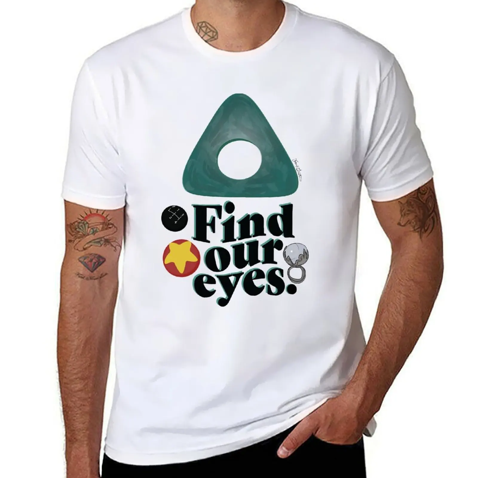 

Find Our Eyes T-Shirt t shirts cotton 100% man graphic t shirt t shirt for man T-shirt