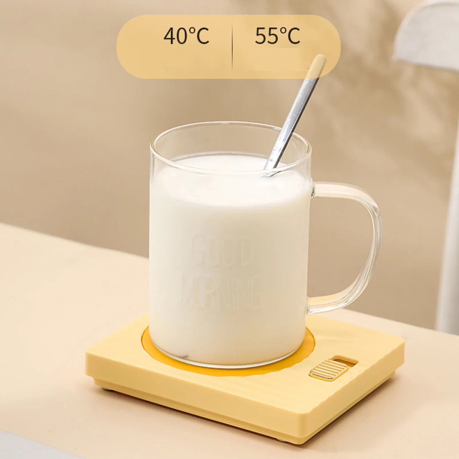 Chauffe-tasse USB à température constante réglable, 2 températures, 2 Modes, pour gâteaux aux œufs, serviettes humides, 220V