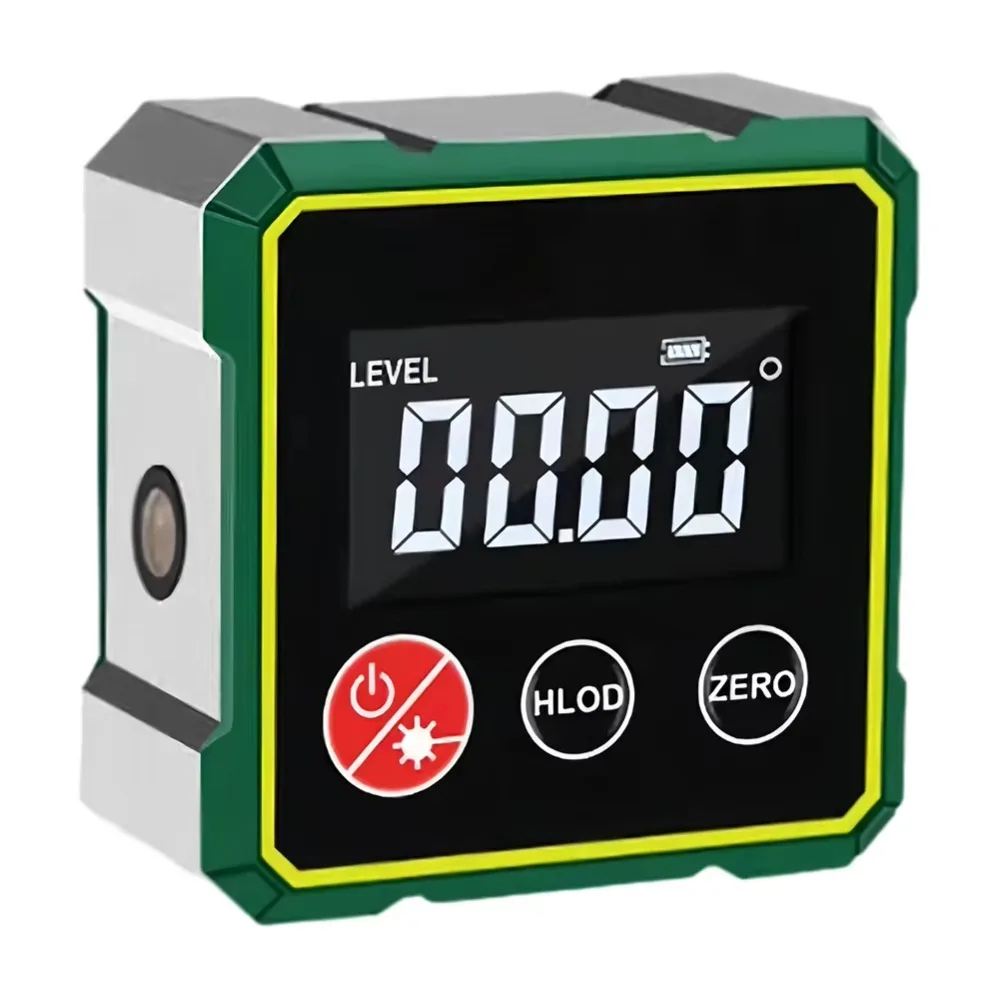 Multifunctional Laser Inclinometer Magnetic LCD Display Digital Inclinometer High Accuracy Rechargeable Digital Angle Finder