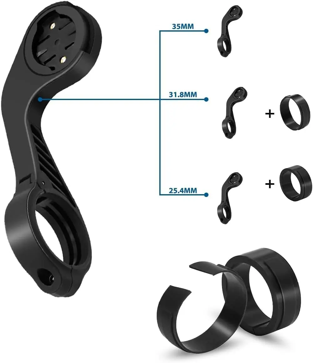 Saurka Bicycle Computer Mount for Garmin Edge 1040 1030 840 830 540 530 130 Designed for 25.4 31.8 35mm Bike Handlebars