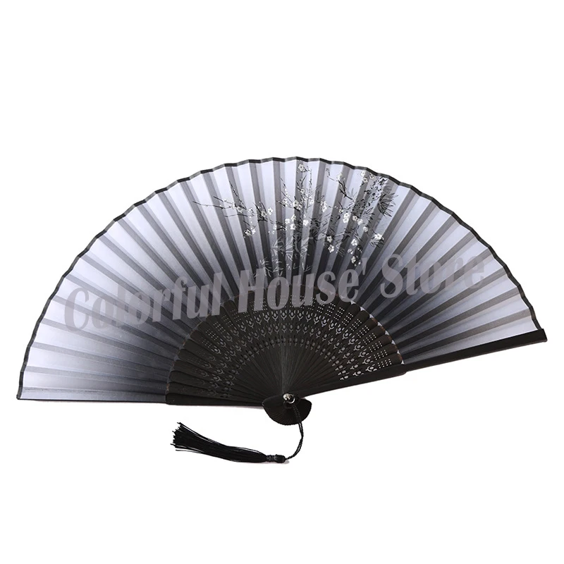 Bamboo Fold Hand Fans Wedding Chinese Japanese Fan Children China Antique Folding Fan Gift eventail a main Vintage bambu waaiers