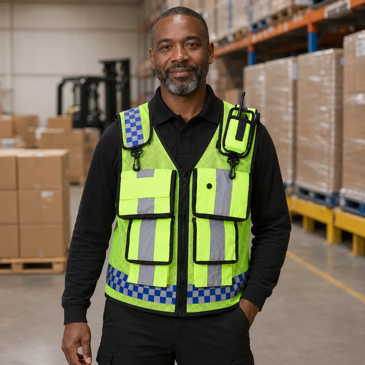Professional Work Vest Adjustable Breathable Mesh Uniform Comfortable Durable Work Clothes