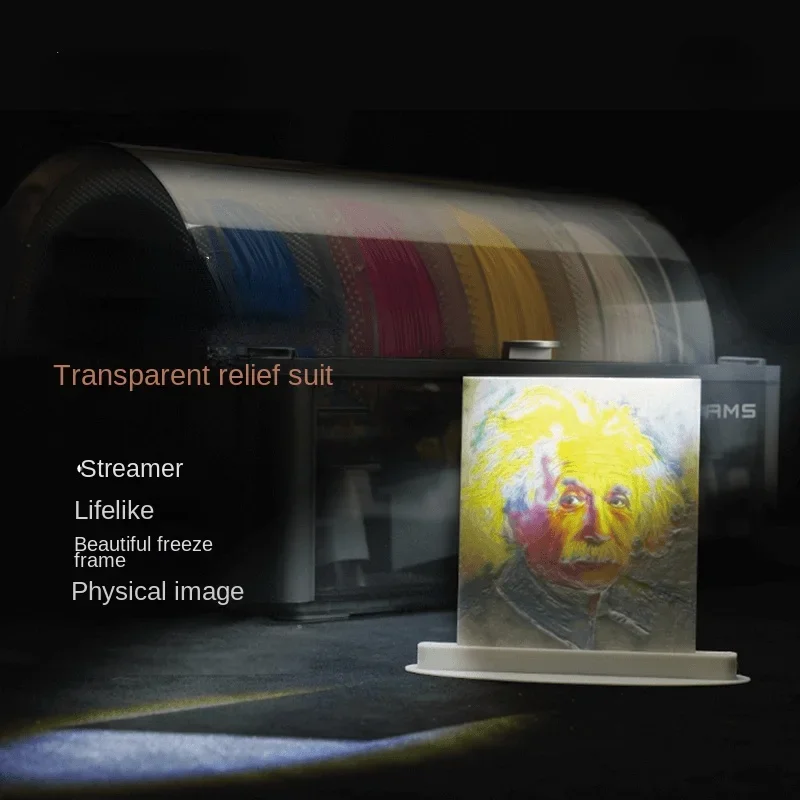 Translucent relief set PLA Basic consumables combination multi-color printing [including material tray] 1KG * 4