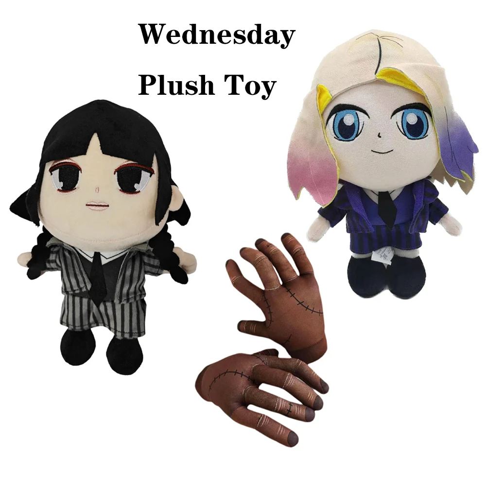 Wednesday Thing Plush Toy Wednesday Addams Plush Soft Stuffed Plushie Doll Cosplay Anime Dog Plush Gift For Kid