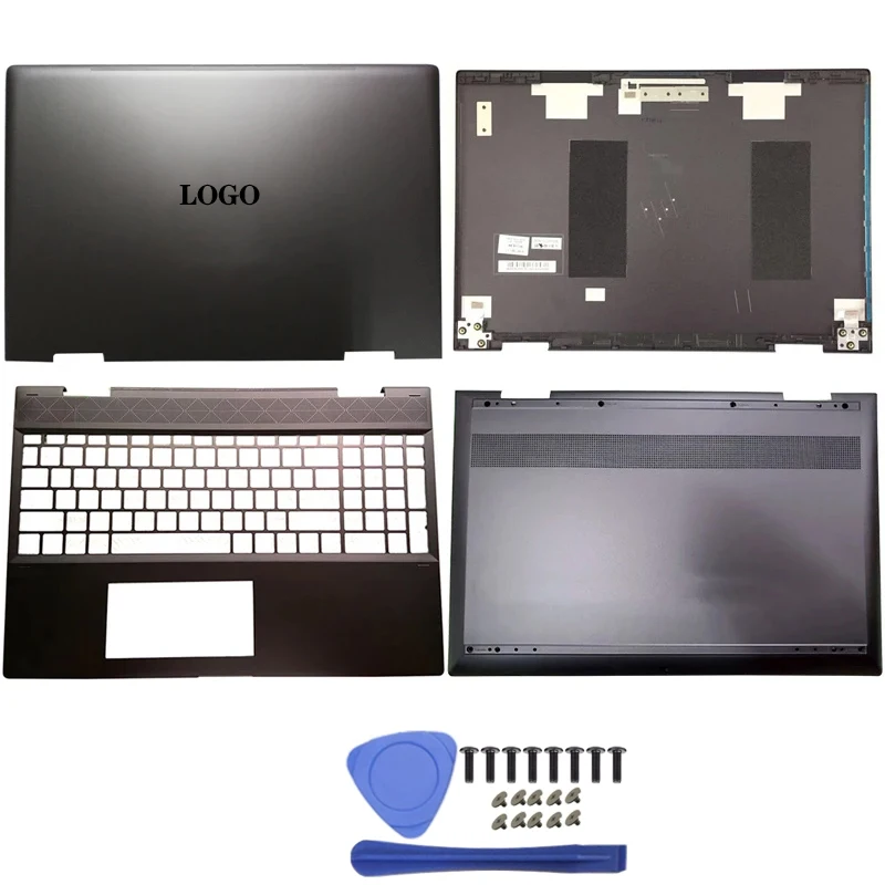 

Black Laptop LCD Back Cover/Palmrest/Bottom Case For HP ENVY X360 15-CN 15M-CN 15-CN013TX 609939-001 L23864-001 L32767-001