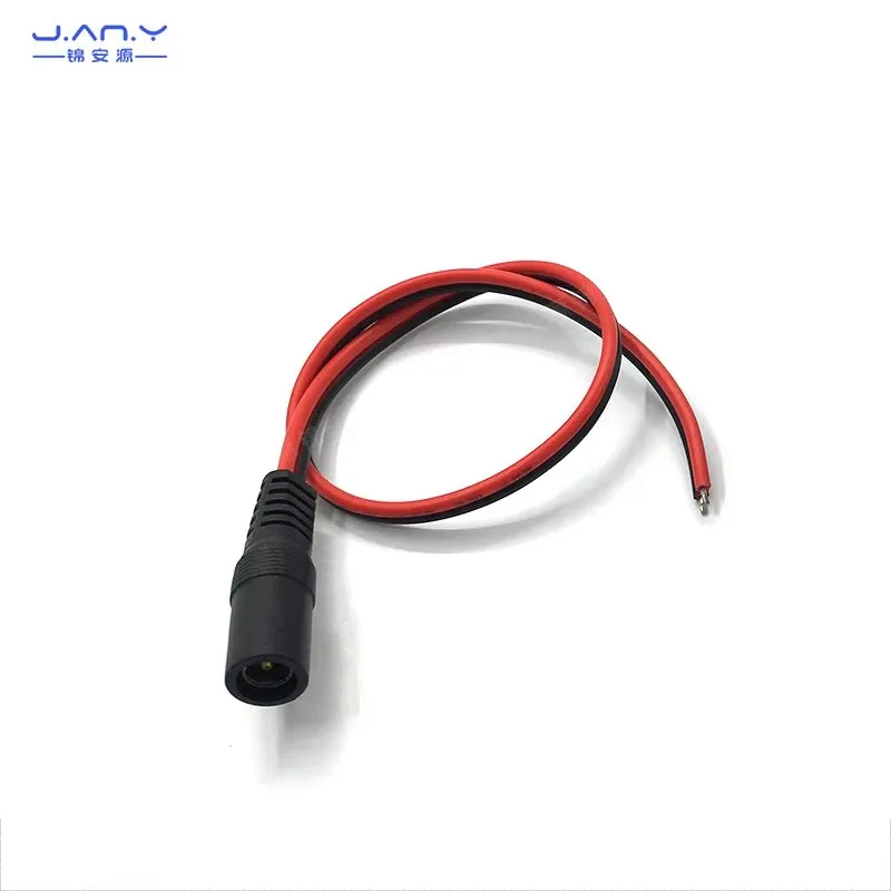 20AWG DC5.5 * 2.1 كابل الطاقة تيار مستمر الأحمر والأسود ذكر وأنثى رئيس سميكة 0.5 مربع النحاس النقي الأساسية رئيس واحد شريط حافلة الذكور