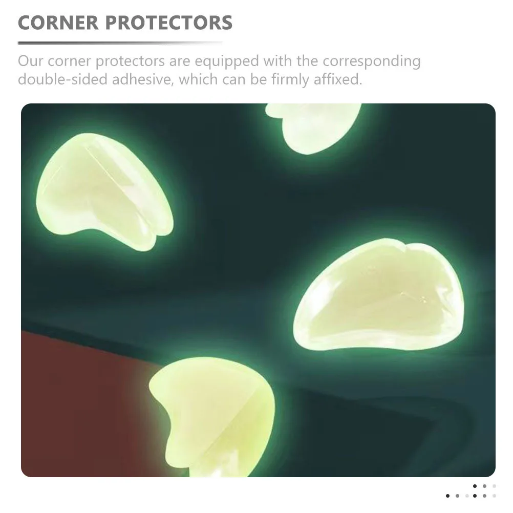 

10 шт. светящиеся защитные уголки, защита для детской мебели, угловые подушки для стола, чехлы для предотвращения столкновений, защитные чехлы