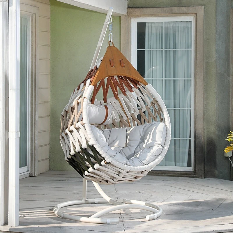 

Hanging basket rattan chair, balcony household swing chair, hammock Internet celebrity hanging orchid indoor lazy chair