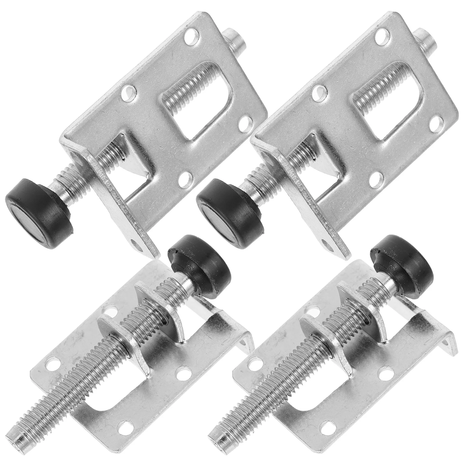 

4 Pcs Furniture Adjustable Foot Pads Leveler Legs Feet PVC + Cold Rolled Steel Leveling for