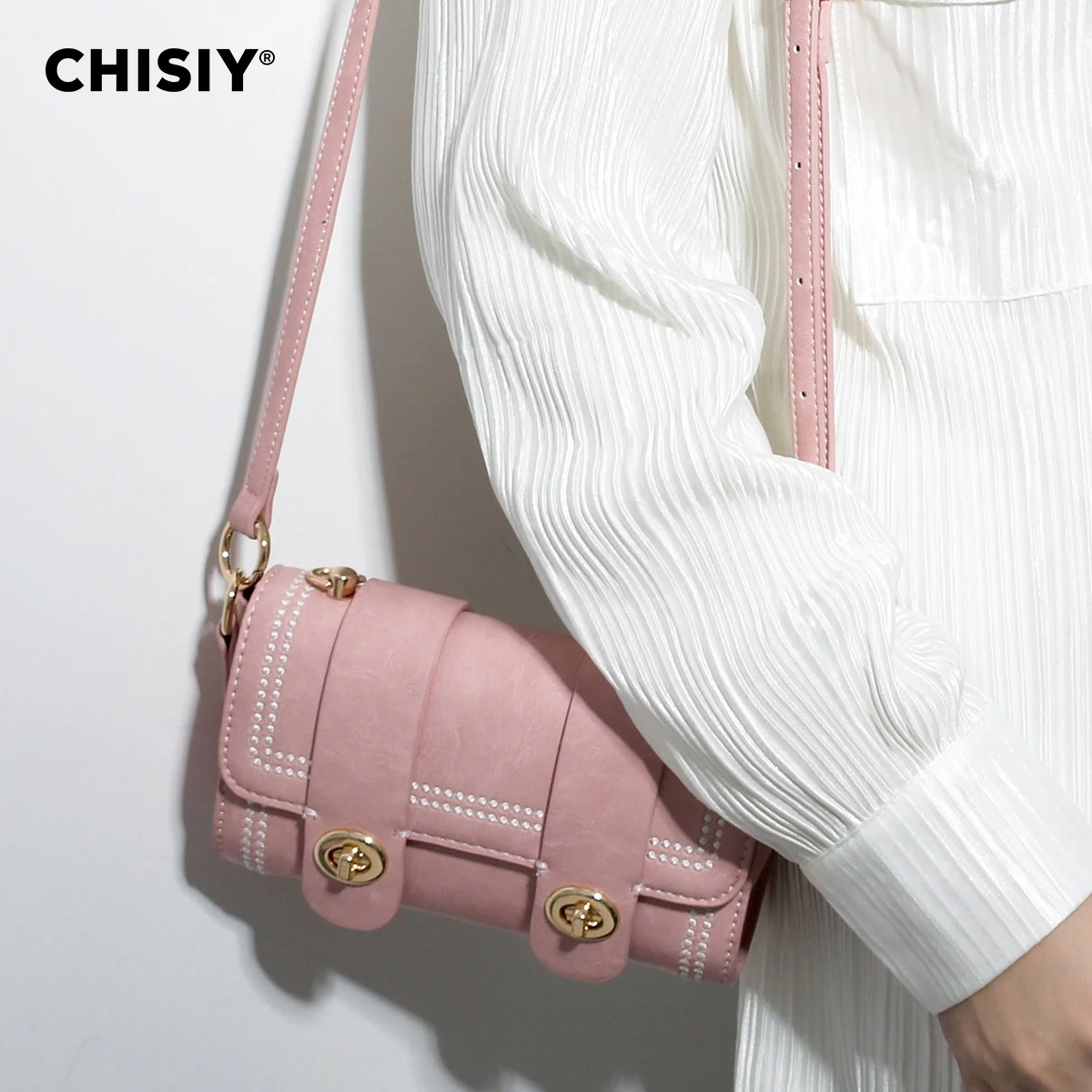 CHISIY Original handmade donut series, girlish, student dating, simple commuting, crossbody handbag, Valentine\'s Day gift