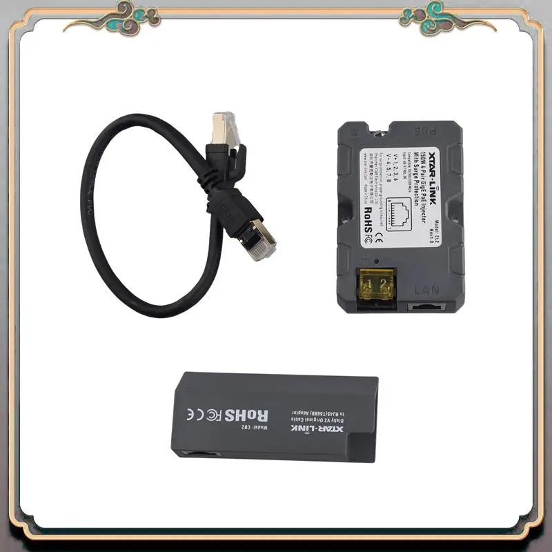 

A46M-New CB2 Antenna Adapter For Starlink V2 DISHY Cable Adapter To RJ45 For Starlink 12V 24V Conversion Cable And Connection