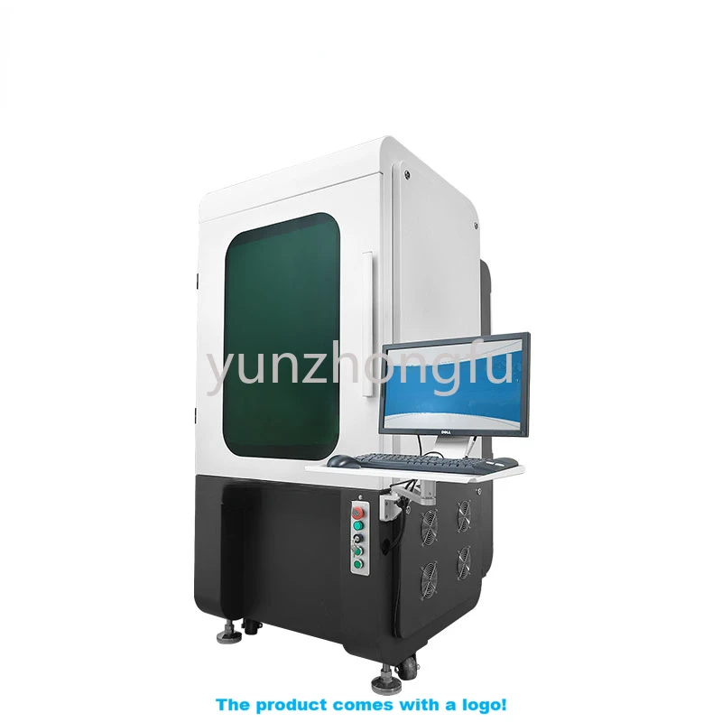 Large Working Area 60cmx60cm Enclosed Floor Standby Type Industrial Computer Dynamic Laser Marking Machine