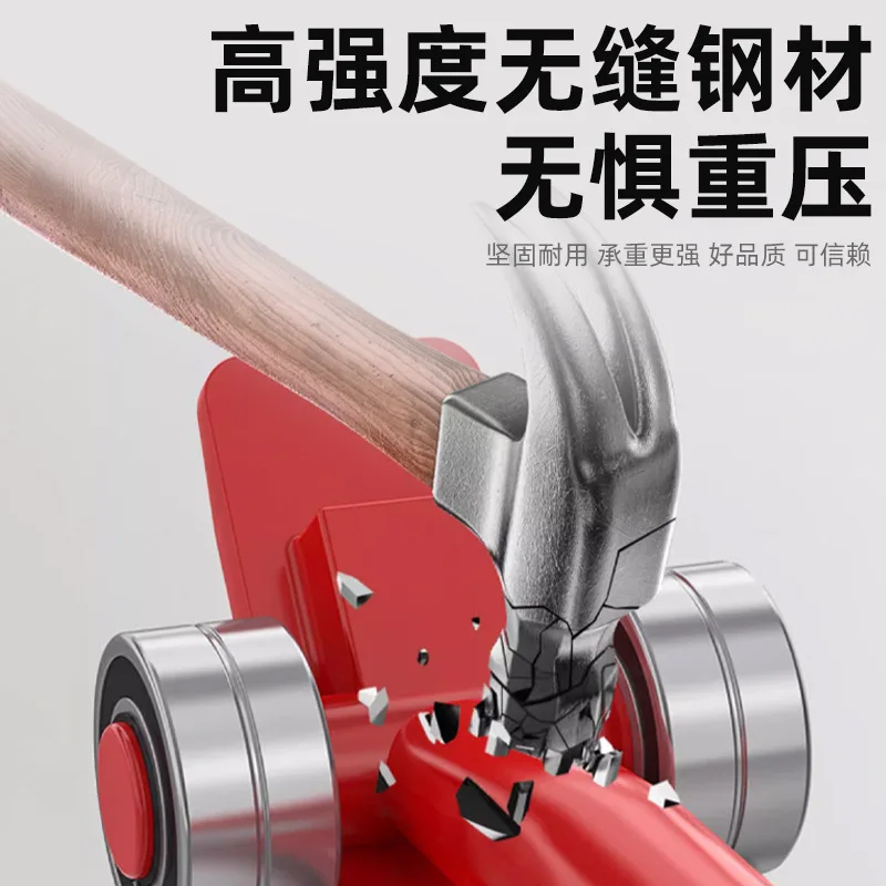 Solid lifting 3 tons 5 tons 10 tons Wheeled double bearing crowbar Pulley crowbar