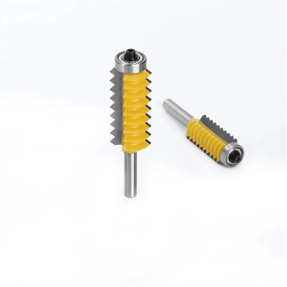 

Finger Joint Router Bit Woodcraft Woodworking YG6 Alloy Yellow 8mm Shank Anti-recoil Design Carbon Steel Handmaking