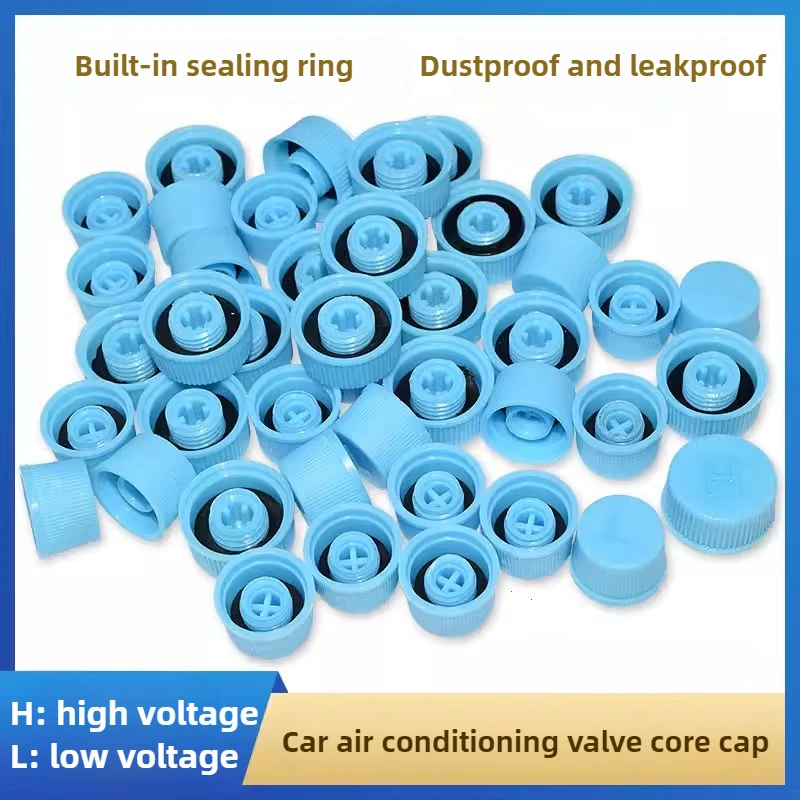 10 pairs, R134a R12 Service Port Valve Dust Cap High / Low Side Air Conditioning Pipeline Replacement M9 M10