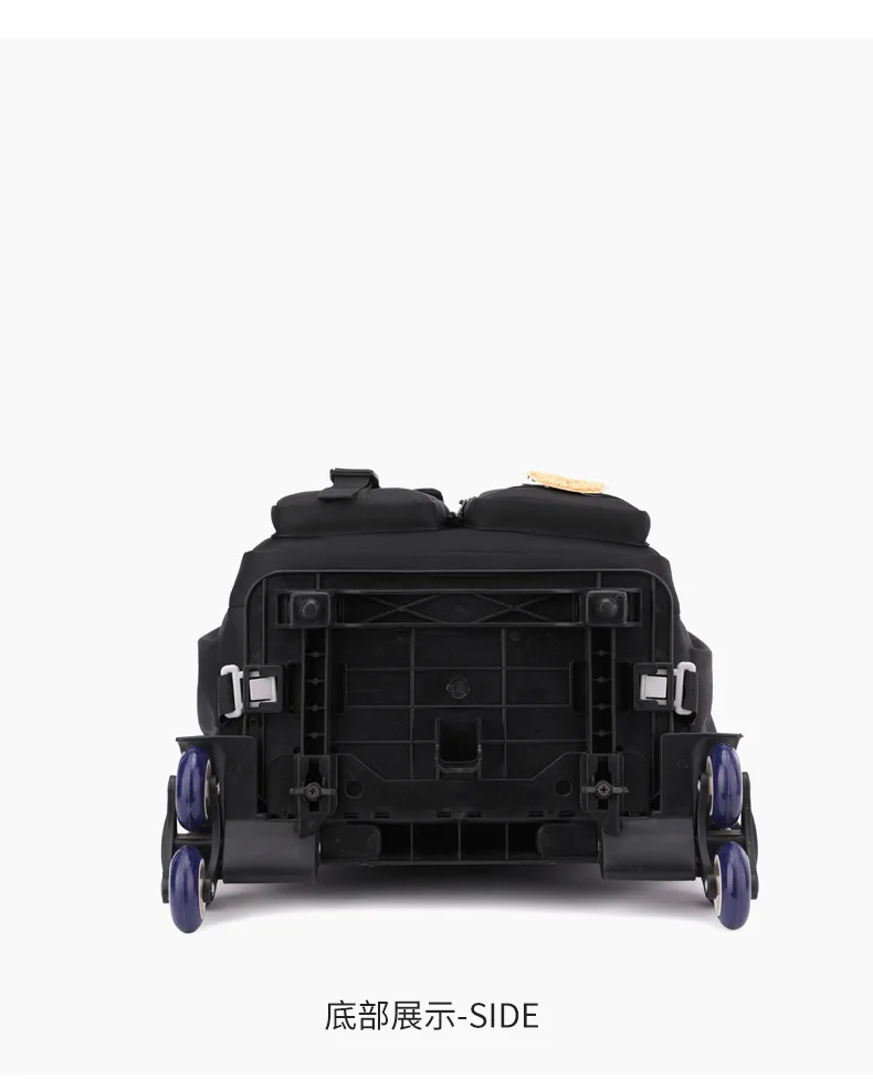 2026 Children Wheeled Backpack Students Schoolbag Rolling Backpacks Bag Kids School Trolley Bookbag Girls School Bag with Wheels