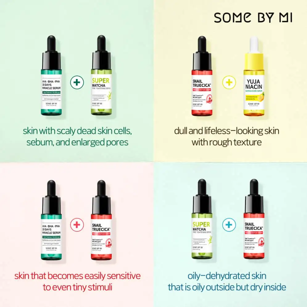 مجموعة أدوات تجريبية مصل العنا - مراجعة Skincare Some By Mi وسعره