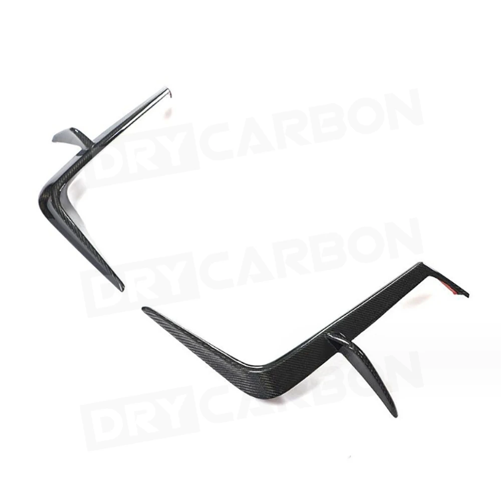 المصد الأمامي من ألياف الكربون Canards الكسوة لتويوتا GR86 2022-2023 سباق السيارات الجبهة الخائن زعنفة تنفيس الهواء طقم الجسم اكسسوارات