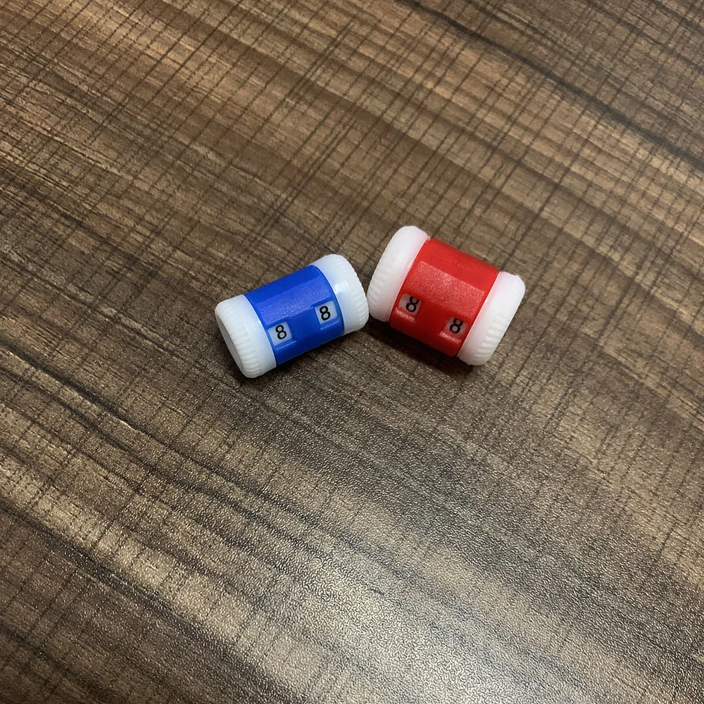 Fotografia 5: 2/4 pçs agulhas de tricô linha contador linhas número calculadora diy plástico ferramenta tricô acessórios artesanato roupas suprimentos