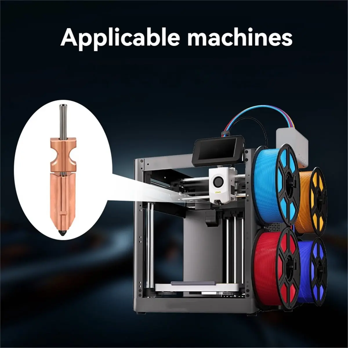 618 Mega Sale For Flashforge AD5X Nozzle Upgraded Removable Hardened Steel Nozzles 0.4mm 3D Printer Replacement Parts
