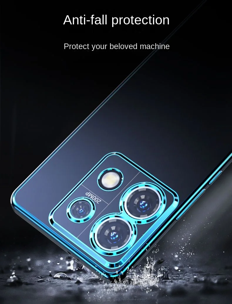 For Infinix Zero 30 5G Case Soft TPU transparent plating Slim protective Back Cover Case For Infinix Zero 30 5G Zero30 Shell