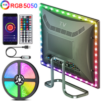 Led Strip Light USB Bluetooth RGB 5050 Led Tape Music Sync Flexiable Ribbon for TV Backlight PC Screen Background Lighting