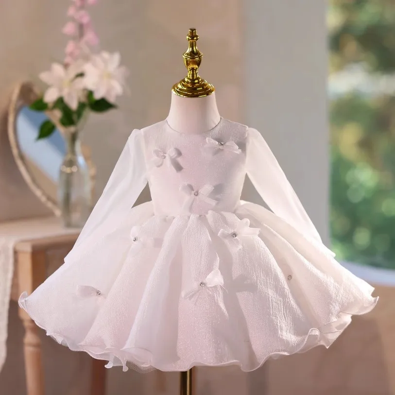 

Новый детский костюм принцессы для выступлений на фортепиано, платья для дня рождения для девочек, A4867, Vestidos, платья подружки невесты