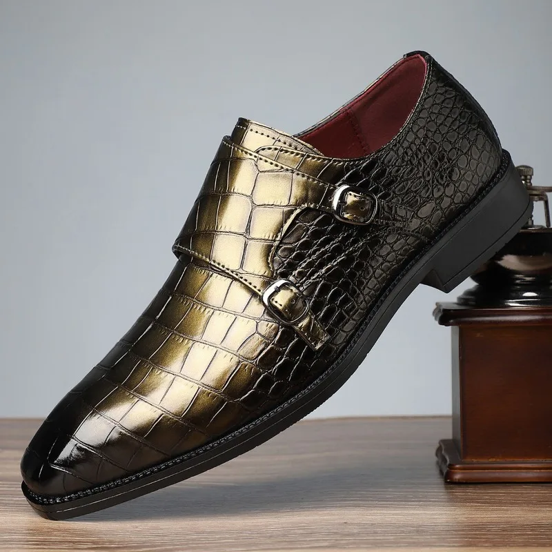 Luxury Men's Leather Shoes 2025 New Handmade Designer Business Shoes Fashion Comfort Loafers for Men Dress Shoes New Party Shoe