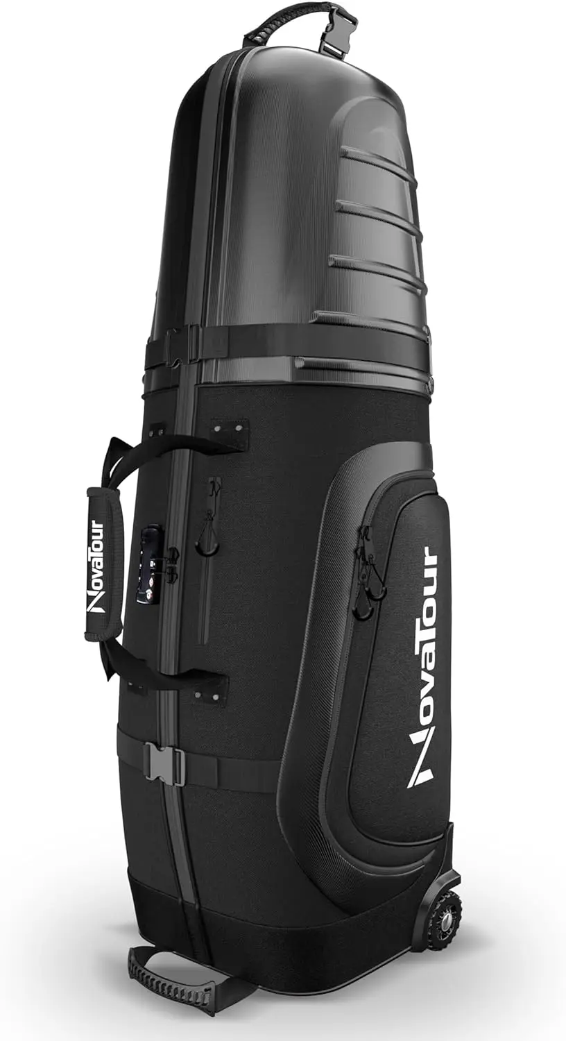 

Прочный дорожный чехол для клюшек с замком TSA, водонепроницаемыми молниями, легким дизайном для максимальной защиты клюшек