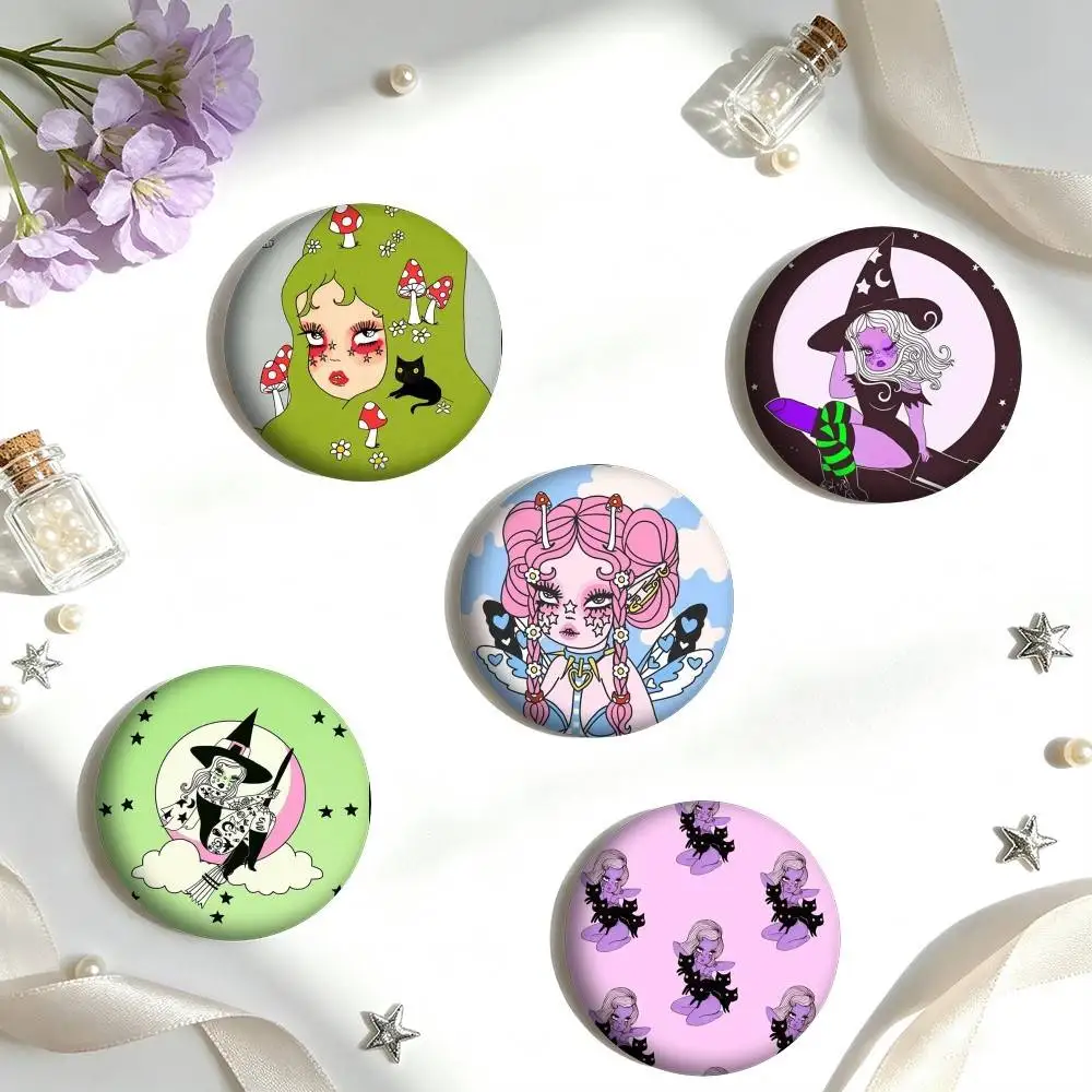 V-Valfre C-Contemporary Art 25mm 32mm 44mm 58mm 75mm Brooches Badges Pins for Accessories Gift