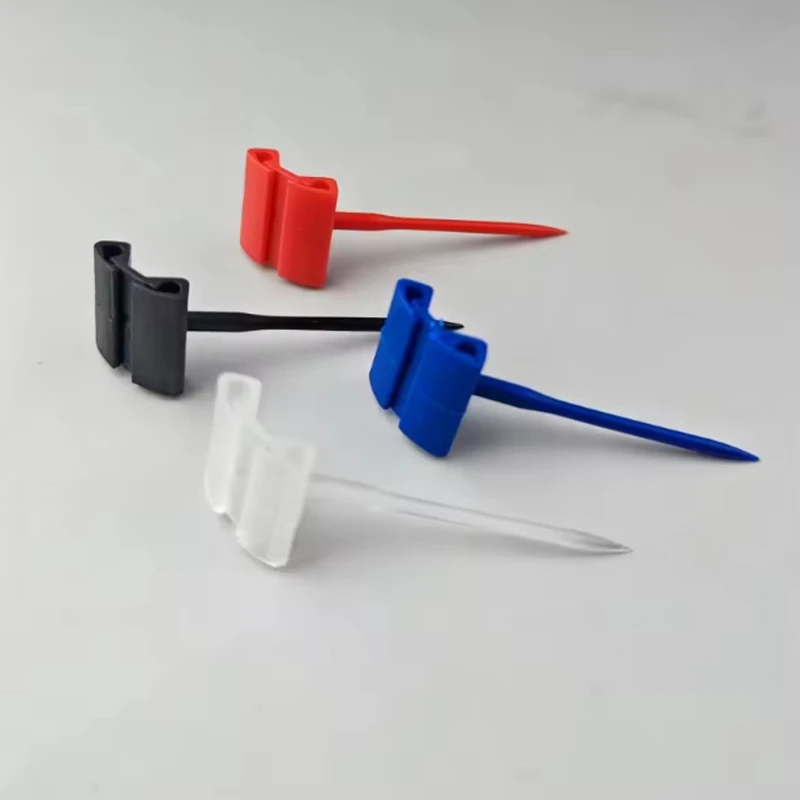 

50 шт., вставка для бумажной карты POP, держатель для дисплея, зажим для рекламы, рекламный магазин, игольчатый штифт