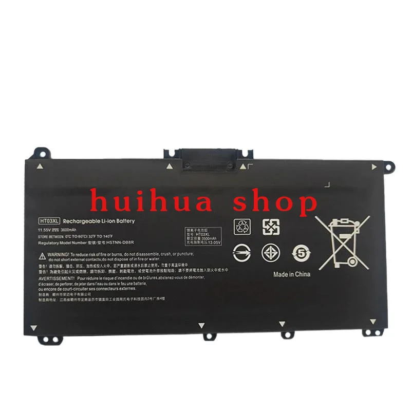 

HT03XL Аккумулятор для ноутбука L11119-855 для HP Pavilion 15-DA 15-DB 15-DW 15-CS 15-DY 17-by 17-CA 14-CE 14-CF 14-DF 14-DQ 14-DK Series