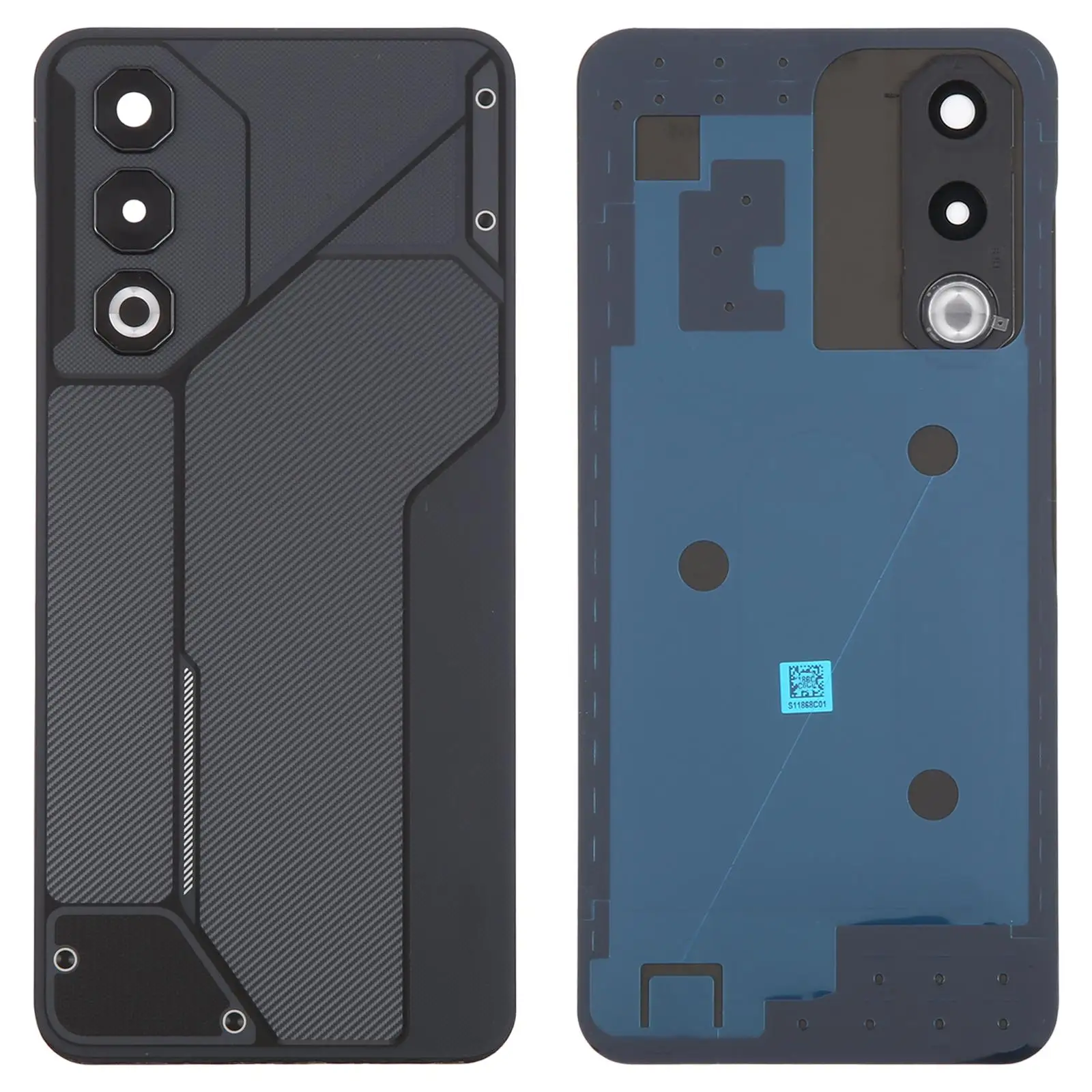 

Стеклянная задняя крышка для ZTE Changxing 60 Ultra с крышкой объектива камеры, детали телефона, замена заднего корпуса