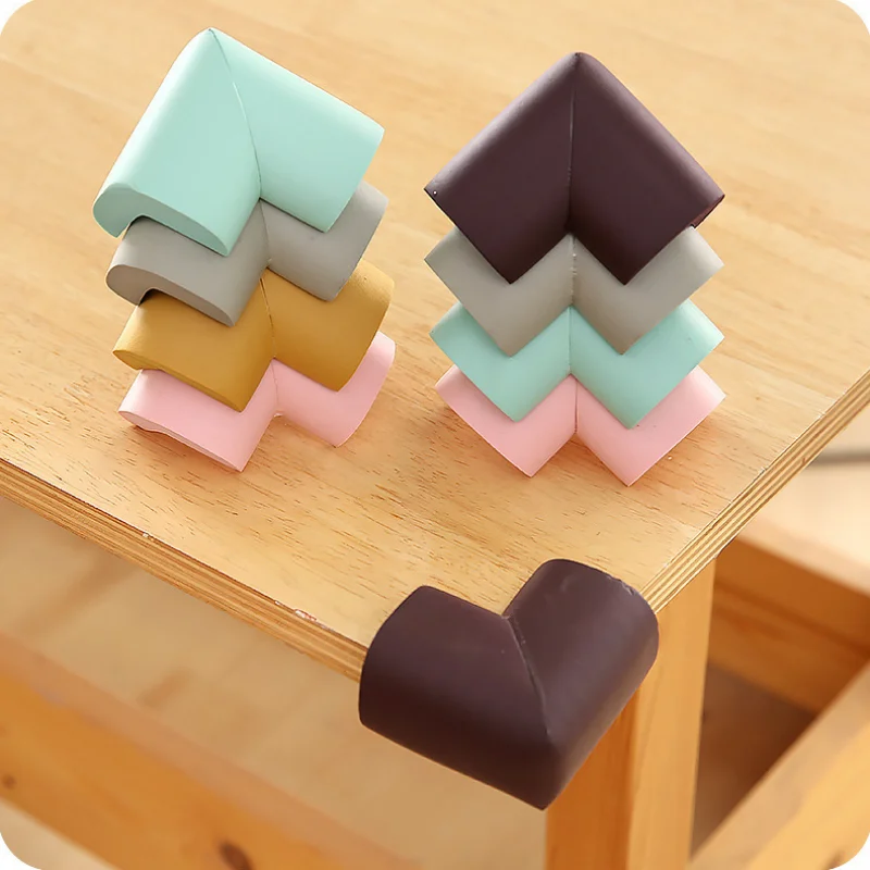 4pcs/set Soft Table Conner Guards for Baby Children Furniture Edge Cover Pad Bumper Anticollision Pad Safety Conner Protector