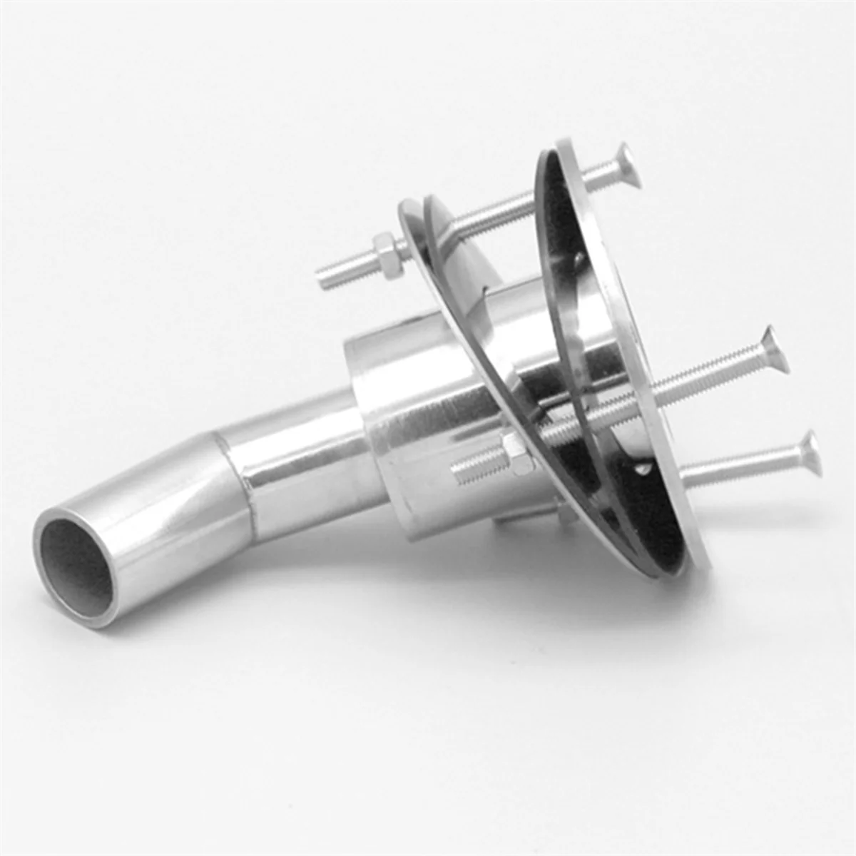 Stainless Steel Thru Hull Exhaust Fittings for 24Mm Tube Pipe Socket Hardware,For Parking Heaters Truck Boat Bend