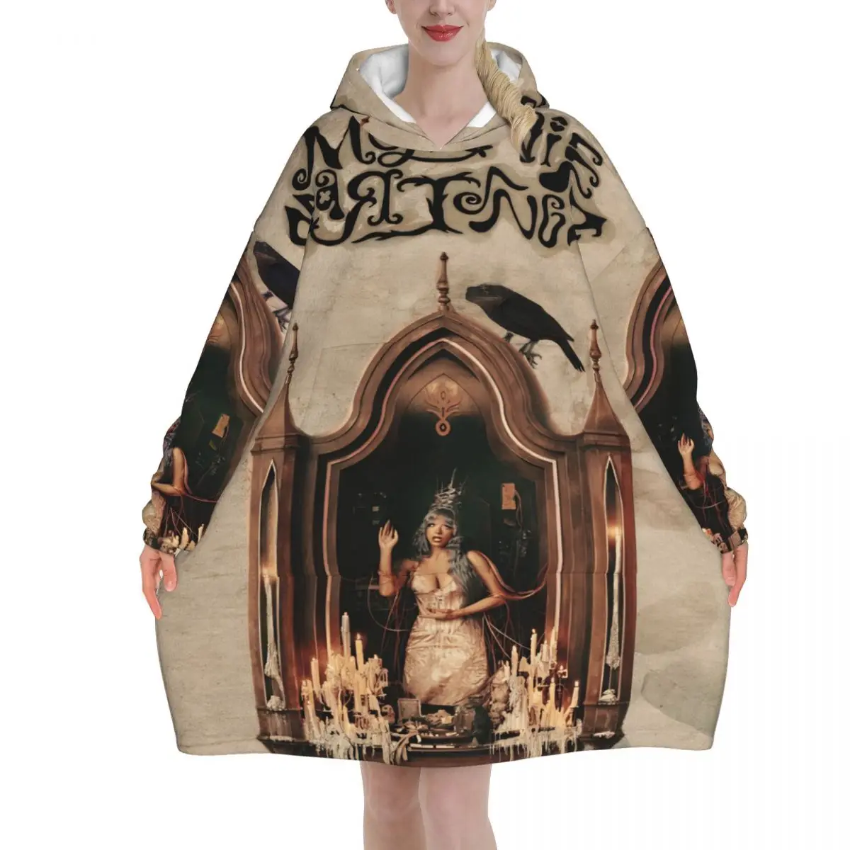 HADES SACRIFICE Melanies Martinez Wearable Blanket Hoodie Warm Cozy Large Blanket Sweatshirt Thick Fleece Hooded Blanket