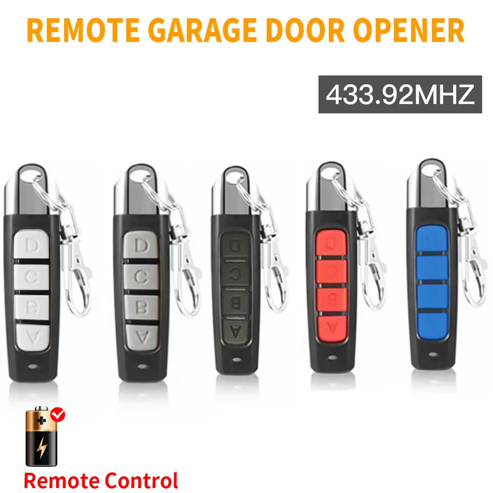 433MHz Auto Copy Remote Control Electric Garage Door Opener Remote Controller Duplicator Clone Cloning Code Transmitter
