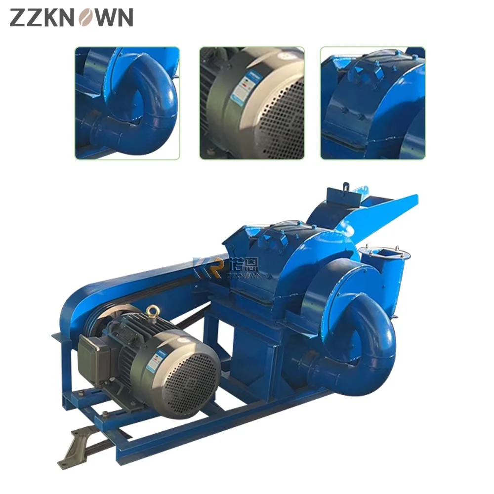 ماكينة تقطيع نشارة الخشب الصناعية بقدرة 11 كيلو وات/500 كجم/ساعة كسارة الخشب/سعر تقطيع الخشب