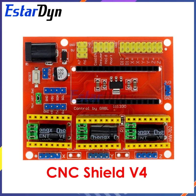 Estardyn CNC Shield V3/CNC Shield V4 Engraving Machine / 3D Printer / A4988 Driver Expansion Board for arduino Diy Kit