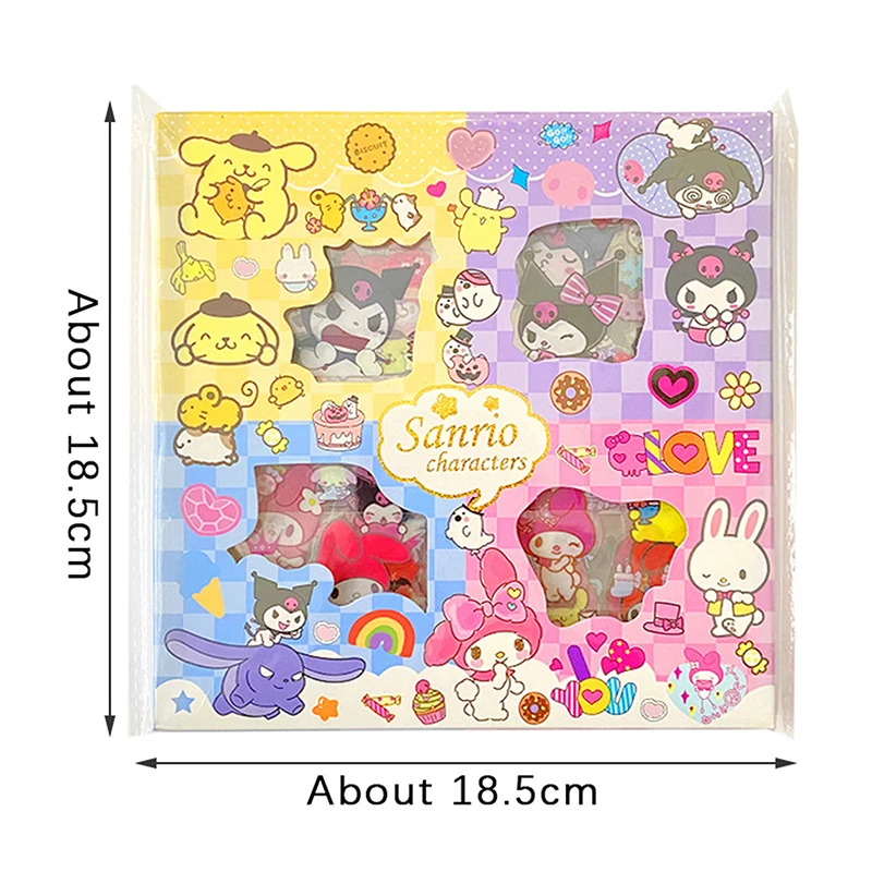 100PCS Sanrio My Melody Pachacco Cute Stickers Gift Box Set DIY Phone Waterproof Cartoon Decorative Sticker Materia