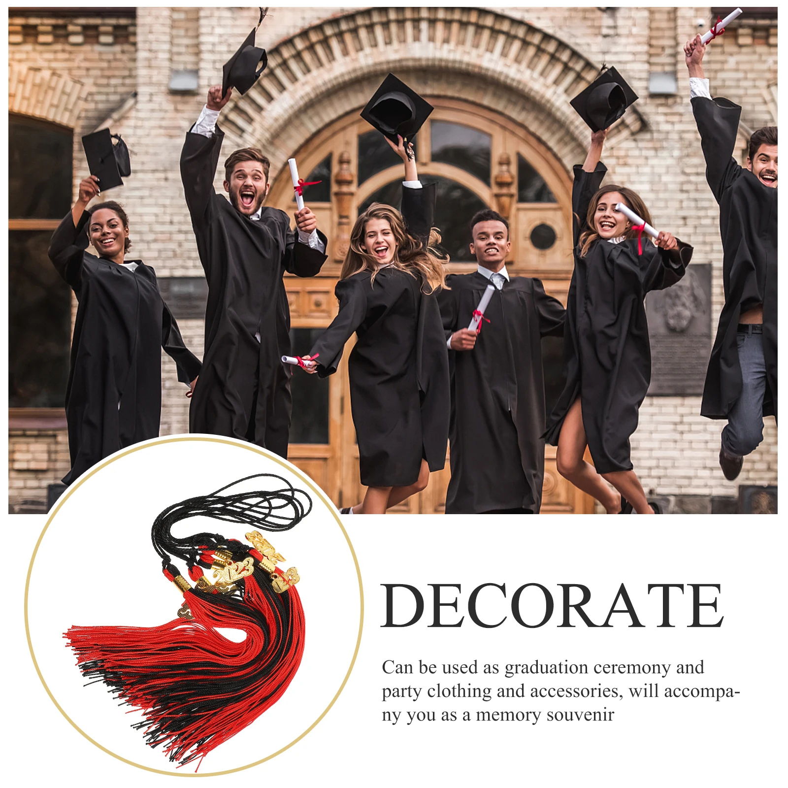 

Graduation Party Decorations 2023 Doctor Hat Tassel Charm Graduations Cap Tassels