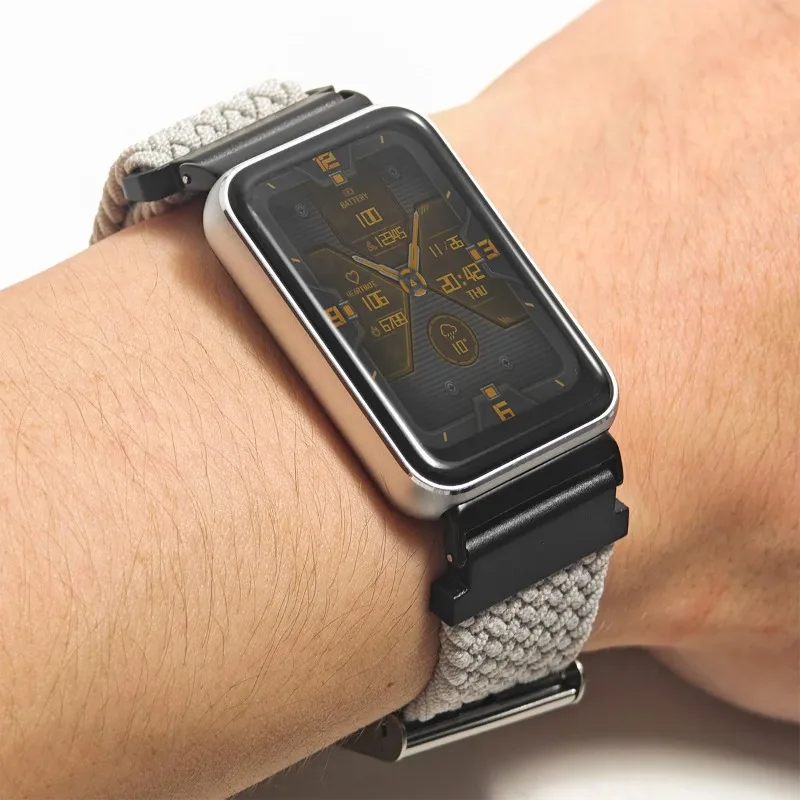 Geflochtene Bänder für Galaxy Fit 3, Armbandzubehör, Sport, Nylon, verstellbar, Ersatz-Correa-Armband für Samsung Galaxy Fit3-Band