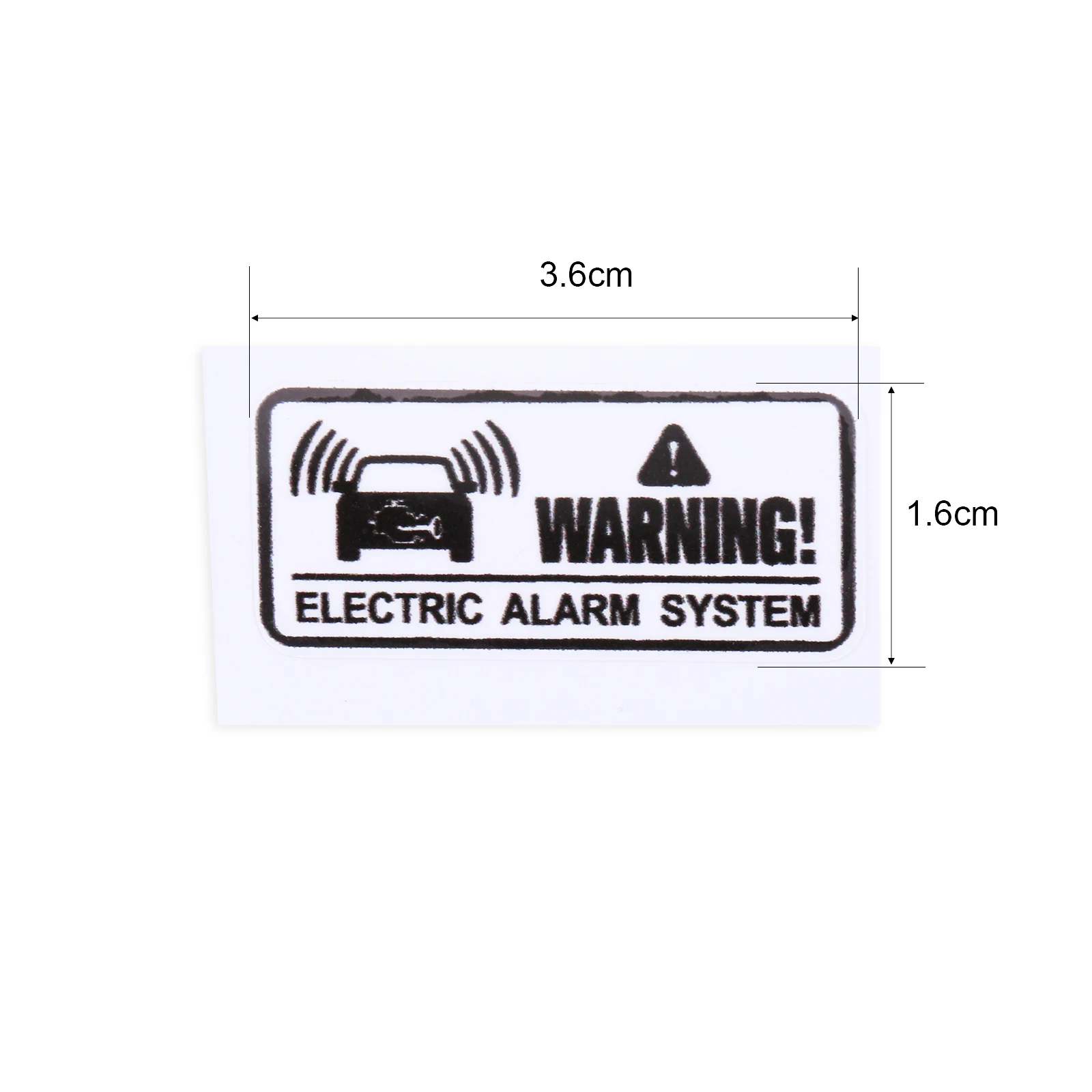 4pcs Car stickers Security System and Immobilizer Anti-theft Syetem Sticker for Cars Sign Waterproof Decal Auto Parts 3.6x1.6cm