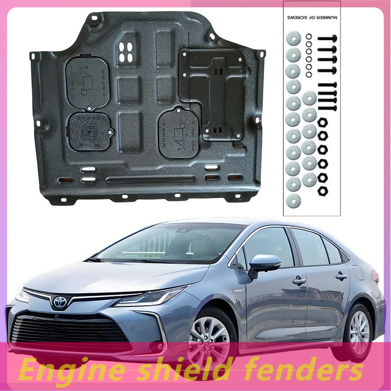 Engine Splash Guards Engine Shield 3D Printed Reinforced Design Anti Rust Perfect Fit For Toyota Corolla 2019-2024 1.2T