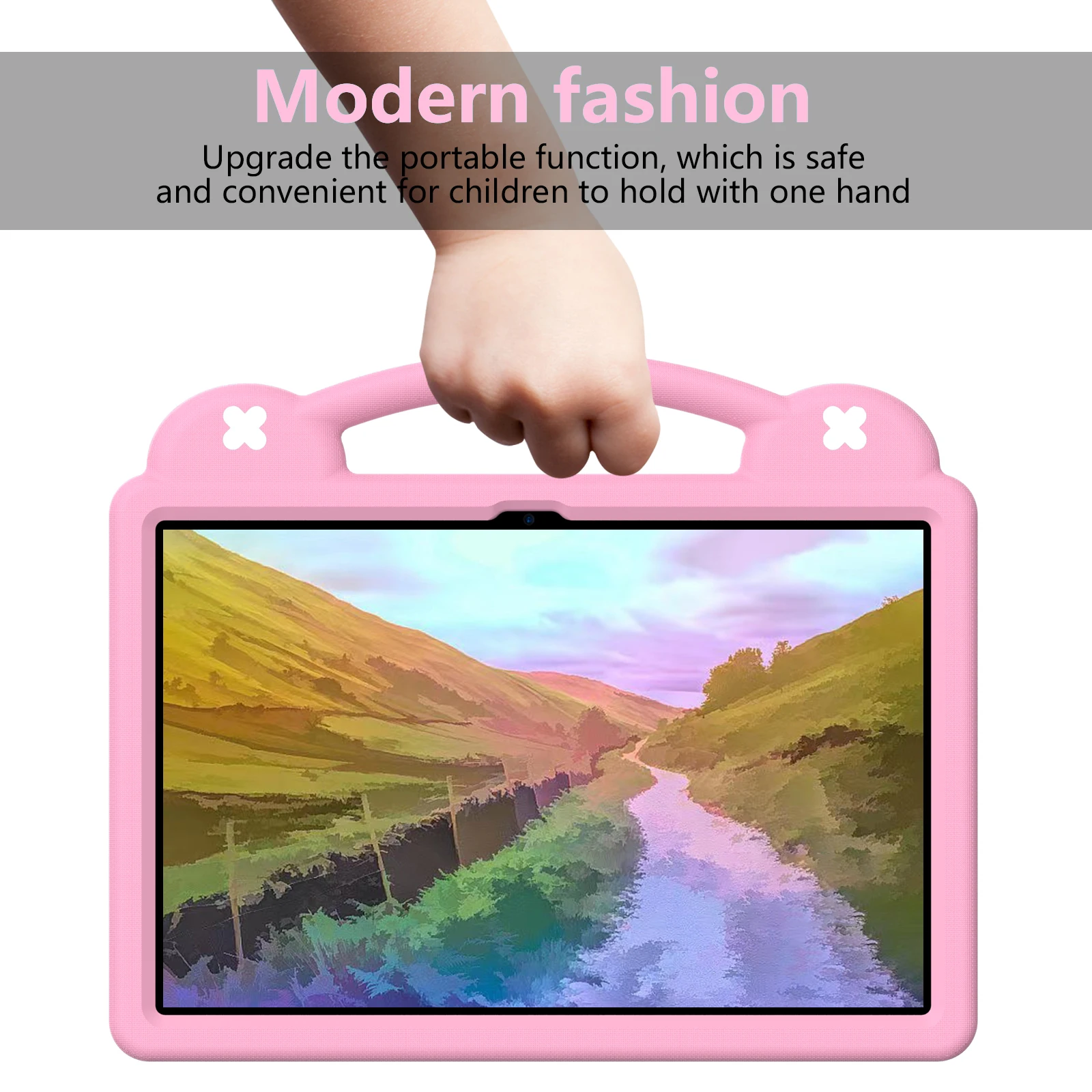 Etui dla dzieci na tablet Lenovo Tab P12 12,7 cala TB-370FU TB-371FC Xiaoxin Pad Pro 12,7 TB375FC TB373FU EVA Bear Handheld Tablet Cover — zdjęcie produktu 6